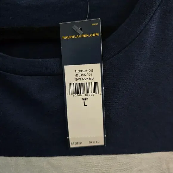 Polo Ralph Lauren Striped Shirt Size Large – Nautical, Classic, Preppy, NWT - Picture 3 of 7